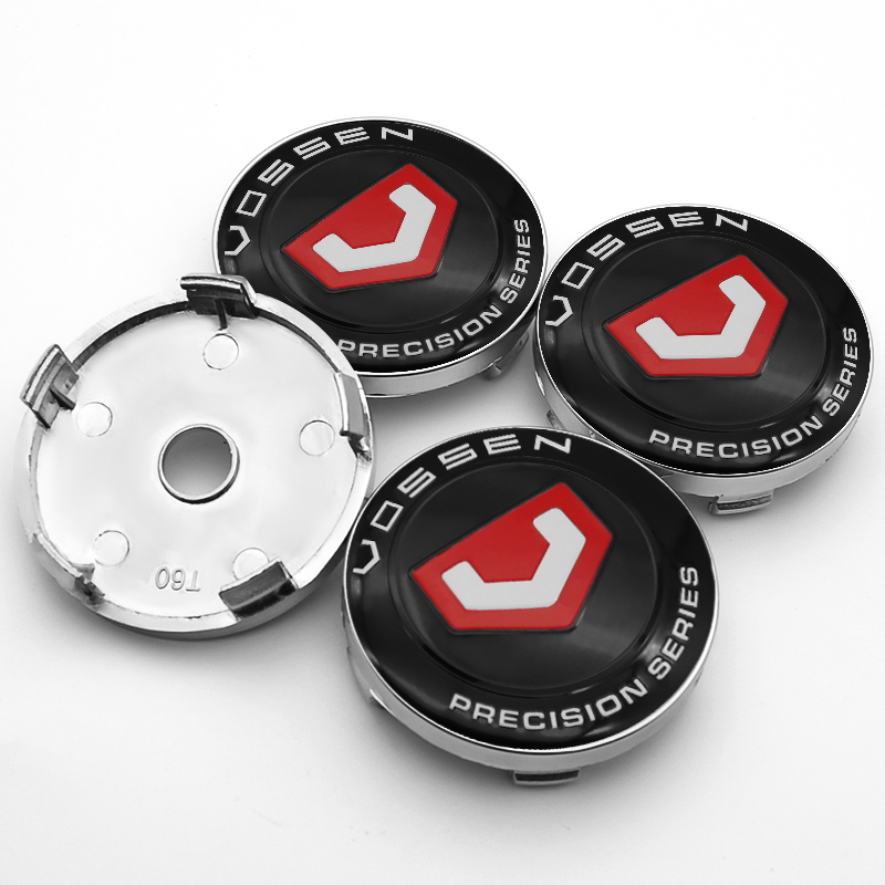 4x 60mm VOSSEN Nabendeckel Felgendeckel Radkappen