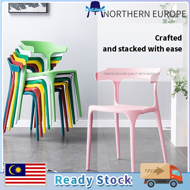 Modern Plastic Chairs Percussion Music Dining Chairs Elegant Chairs