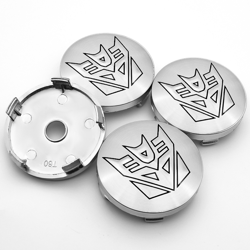 4x 60mm Transformers Nabendeckel Felgendeckel Radkappen