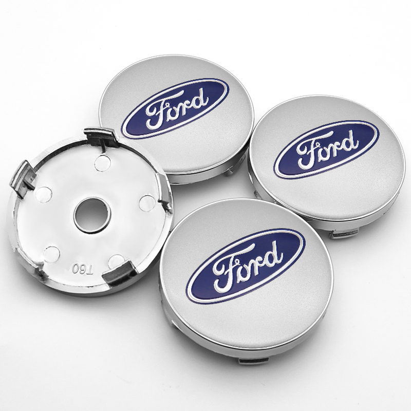 4x 60mm Ford MK Fiesta Focus Nabendeckel Felgendeckel Radkappen