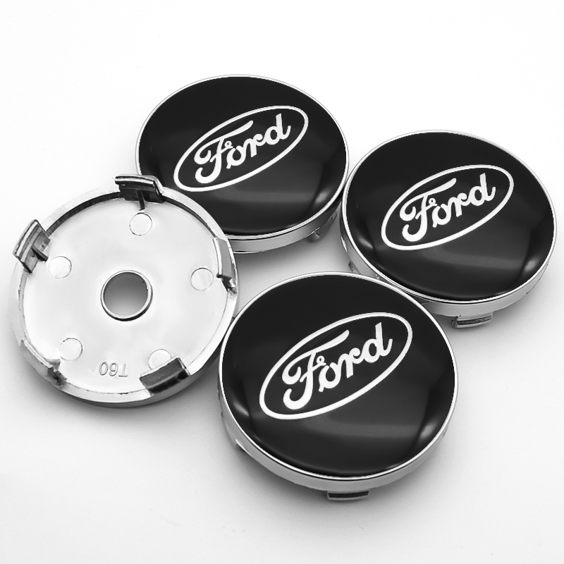 4x 60mm Ford MK Fiesta Focus Nabendeckel Felgendeckel Radkappen