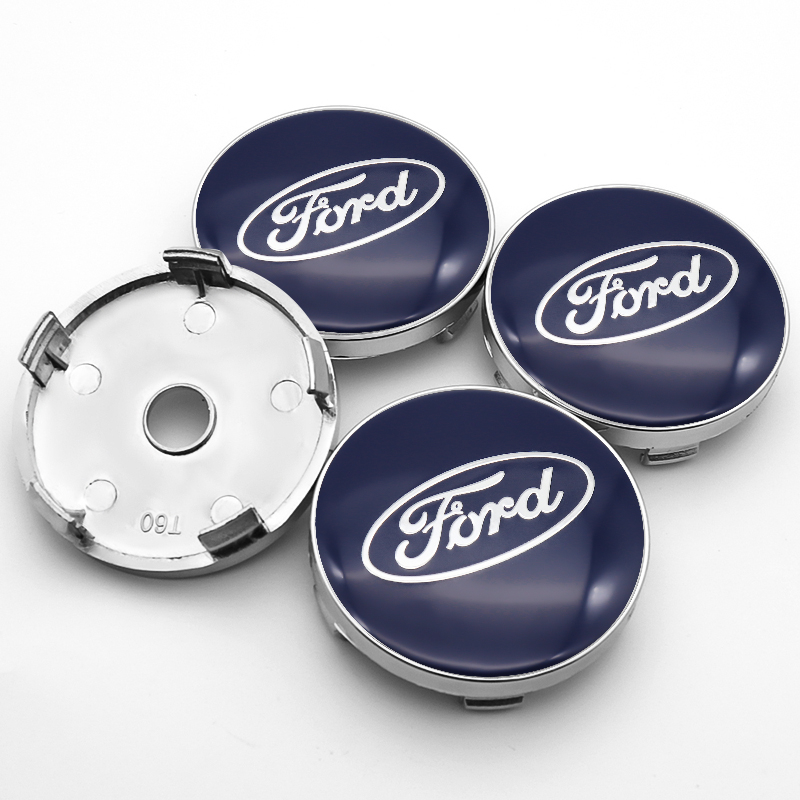 4x 60mm Ford MK Fiesta Focus Nabendeckel Felgendeckel Radkappen