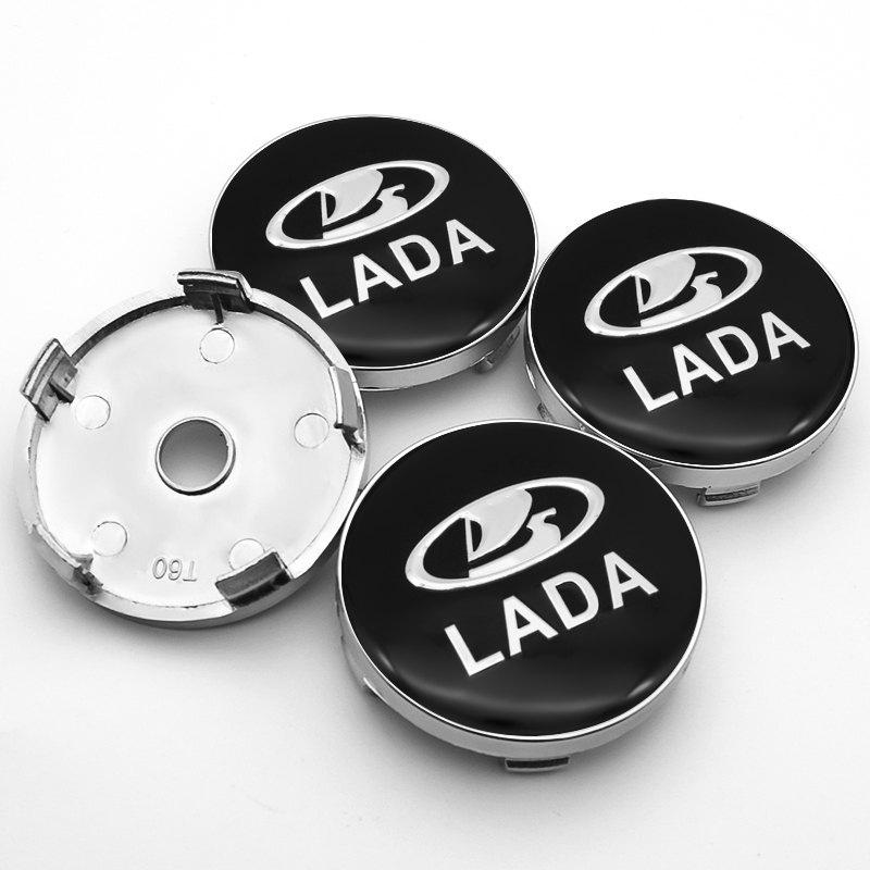 4x 60mm Lada Nabendeckel Felgendeckel Radkappen