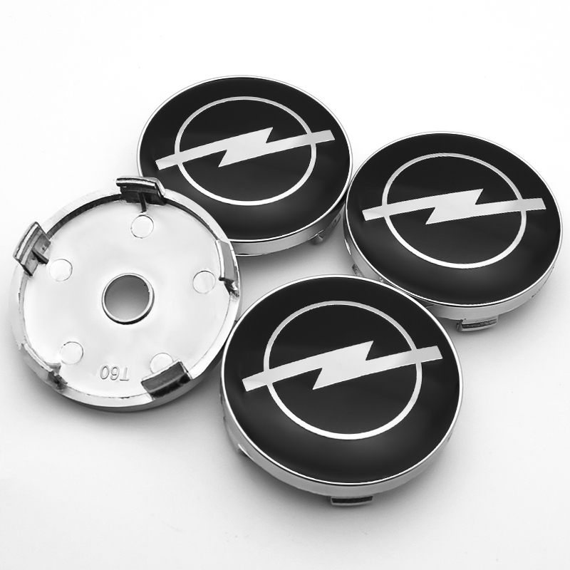 4x 60mm Opel Nabendeckel Felgendeckel Radkappen