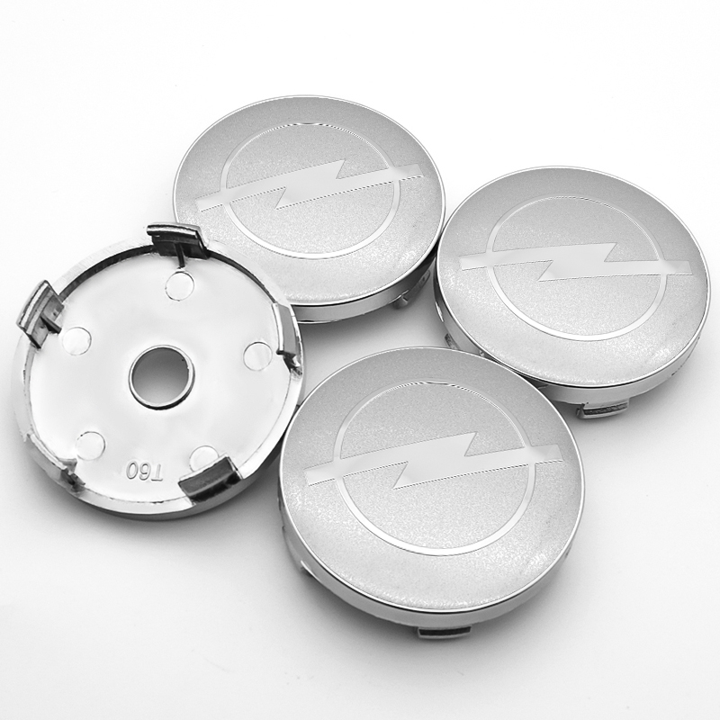 4x 60mm Opel Nabendeckel Felgendeckel Radkappen