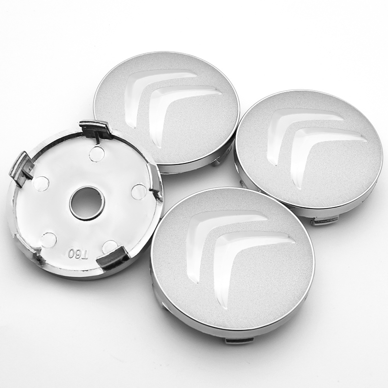 4x 60mm Citroen Nabendeckel Felgendeckel Radkappen