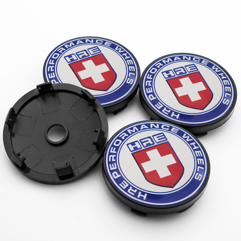 4x 60mm HRE Nabendeckel Felgendeckel Radkappen