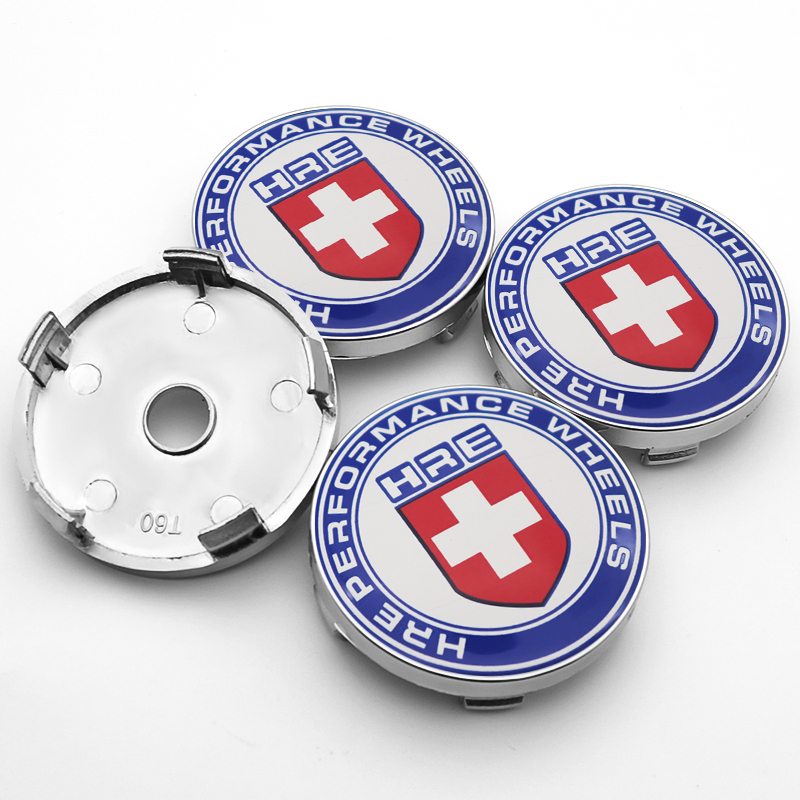 4x 60mm HRE Nabendeckel Felgendeckel Radkappen