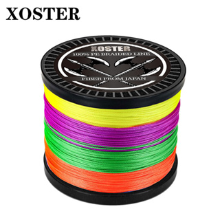 XOSTER braided line tali pancing benang 100M Super Powerful Black