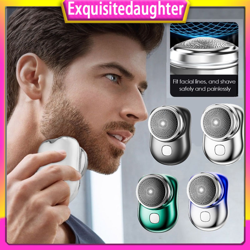 Mini Shaver Beard Shaver Wet and Dry Mens Electric Face Razor Mini ...
