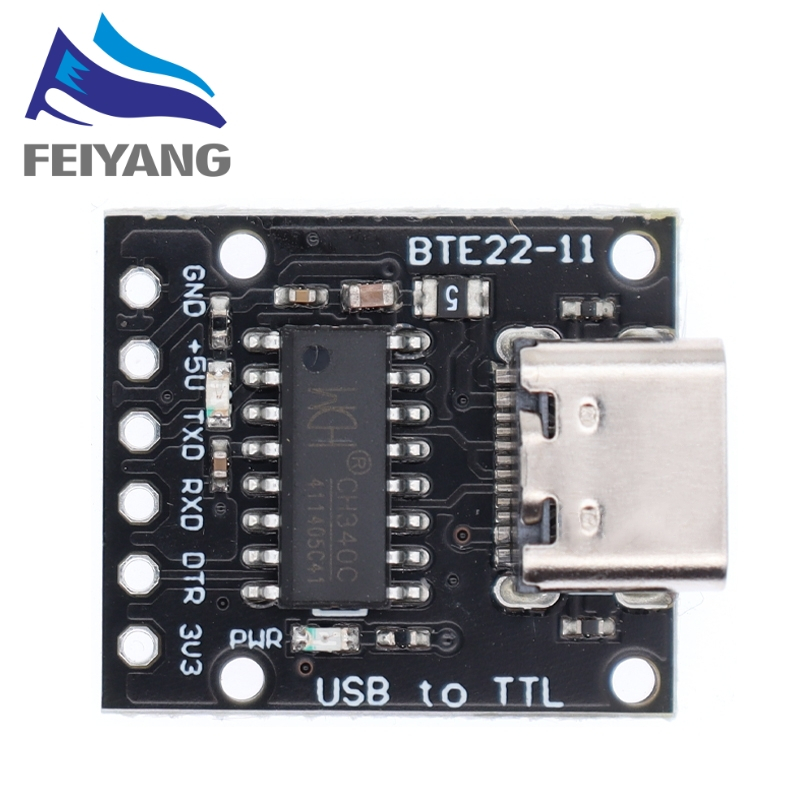 CH340E CH340C CH9340C USB to TTL Serial Converter, 5V/3.3V Alternative ...