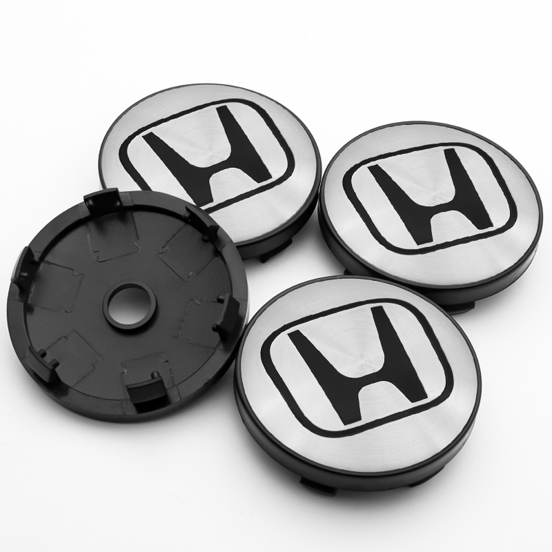 4x 60mm Honda Nabendeckel Felgendeckel Radkappen