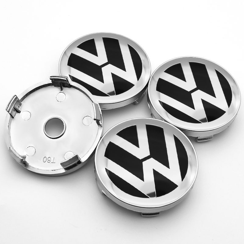 4x 60mm Volkswagen Nabendeckel Felgendeckel Radkappen