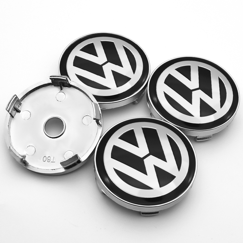 4x 60mm Volkswagen Nabendeckel Felgendeckel Radkappen