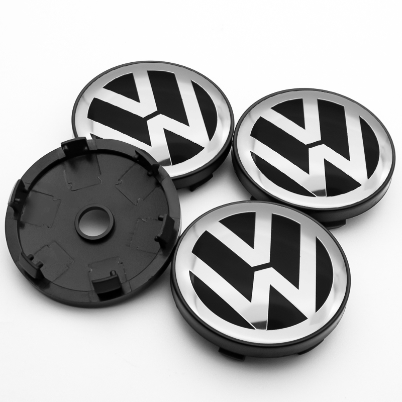 4x 60mm Volkswagen Nabendeckel Felgendeckel Radkappen