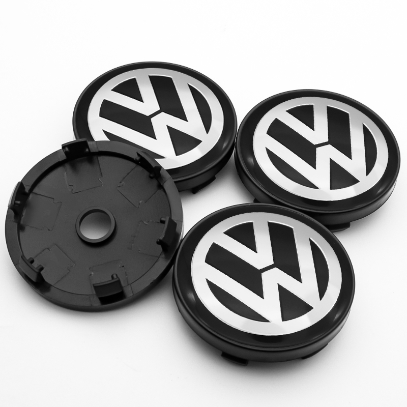 4x 60mm Volkswagen Nabendeckel Felgendeckel Radkappen