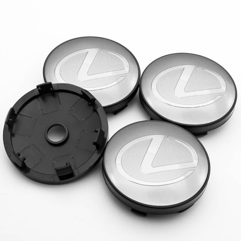 4x 60mm Lexus Nabendeckel Felgendeckel Radkappen