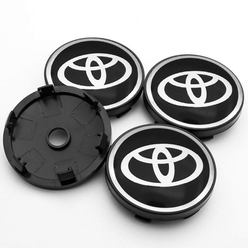 4x 60mm Toyota Nabendeckel Felgendeckel Radkappen