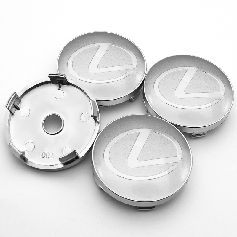 4x 60mm Lexus Nabendeckel Felgendeckel Radkappen