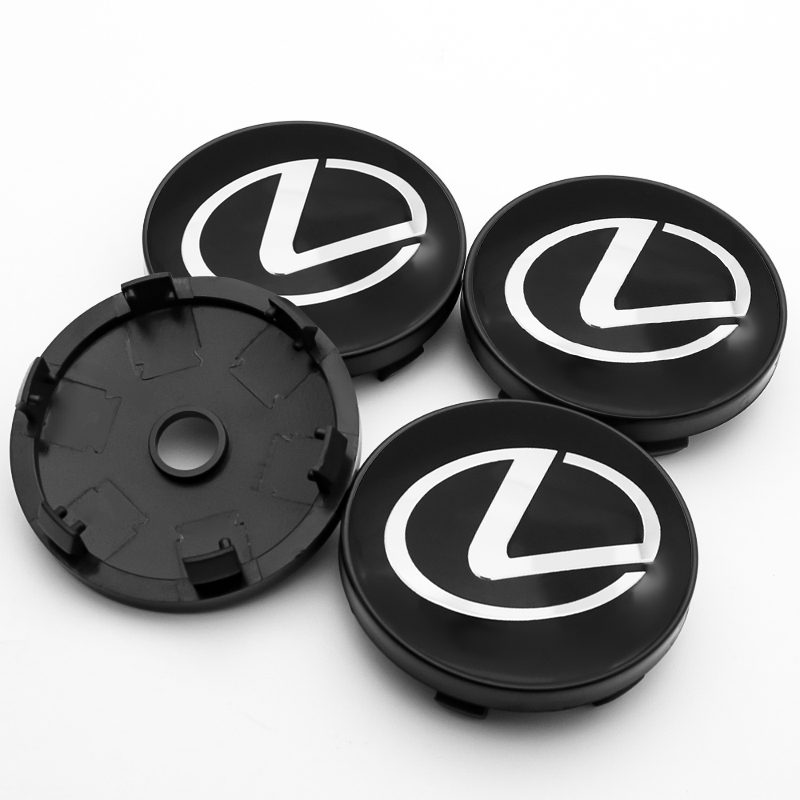 4x 60mm Lexus Nabendeckel Felgendeckel Radkappen