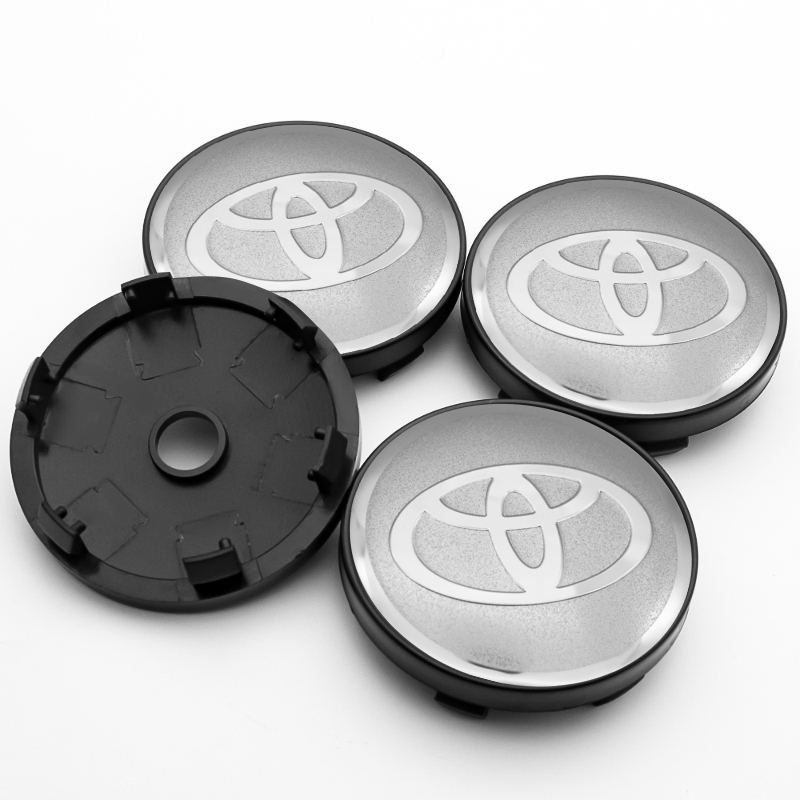 4x 60mm Toyota Nabendeckel Felgendeckel Radkappen