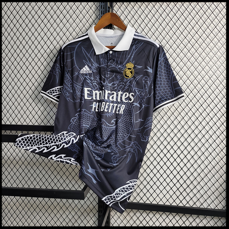 REAL MADRID DRAGON PURPLE PLAYER ISSUE S M L XL 2XL : RM 60 S - 18