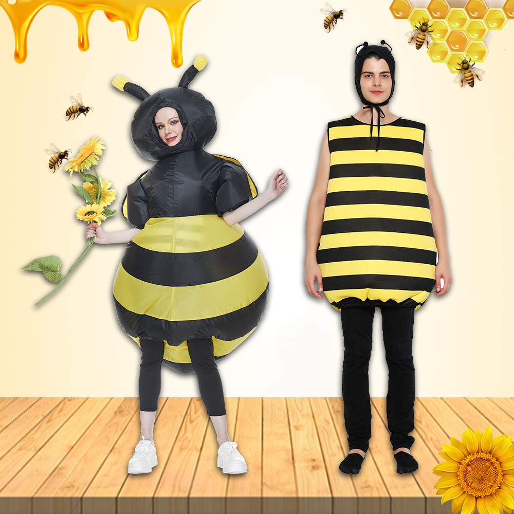 Ready Stock Adult Inflatable Bumble Bee Costume Women Halloween Lovely ...