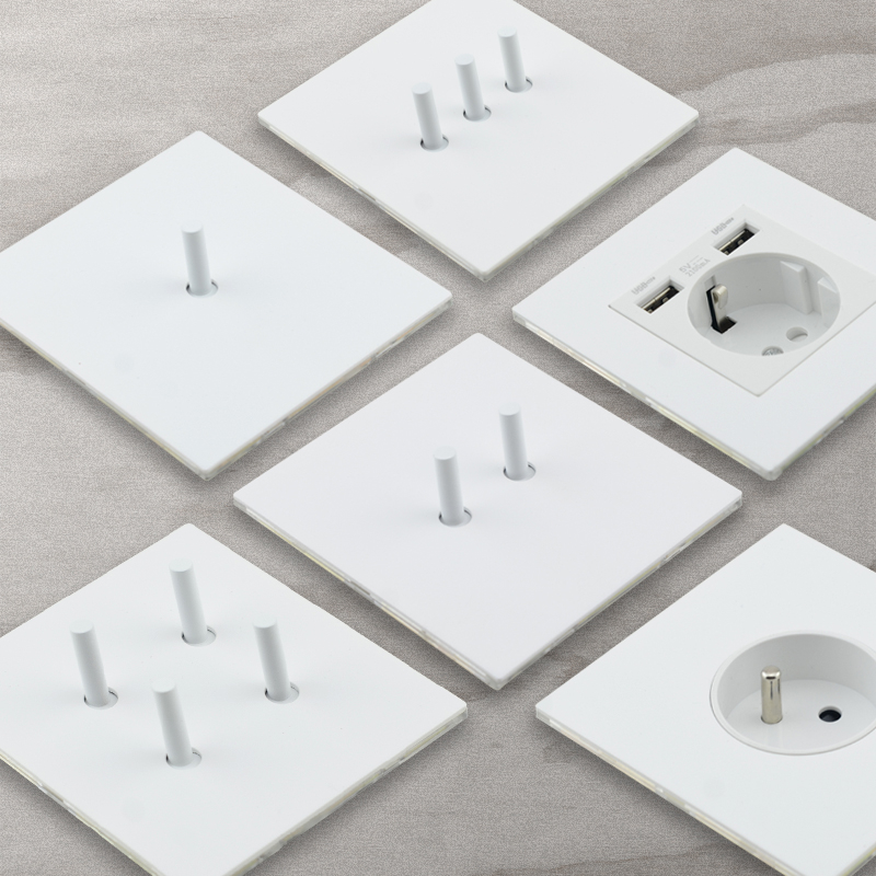 10A Vintage Switch Power Socket With USB Toggle Switch Outlet Retro