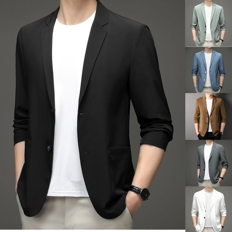 Smart casual black blazer hotsell