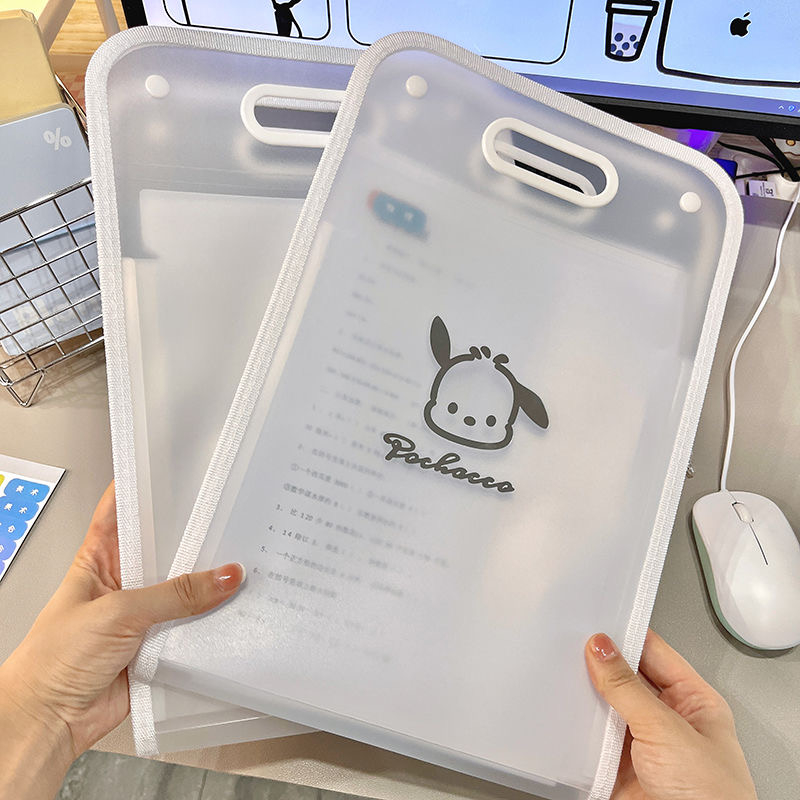 Sanrio Test Paper Storage Folder a4 Vertical Organ Bag Student Multi ...