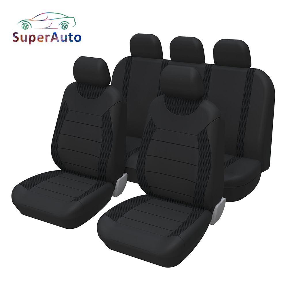 SuperAuto Car Seat Cover Breathable Car Cushion Cover Set Car Seat