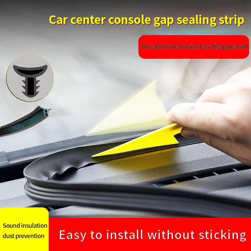 Car Center Console Sealing Strip Sound Insulation Strip Dashboard Front
