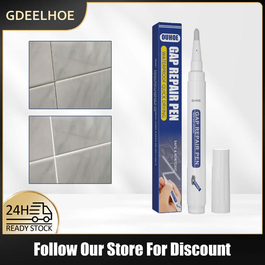 Tile Gap Repair Tile Grout Marker Color Pen White Tile Refill Grout Pen