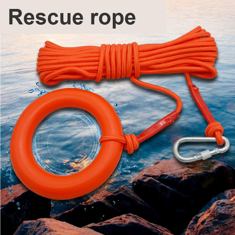 Surface Rescue Floating rope Reflector Rescue Rope Safety lifeline Water guide lifesaving ropes