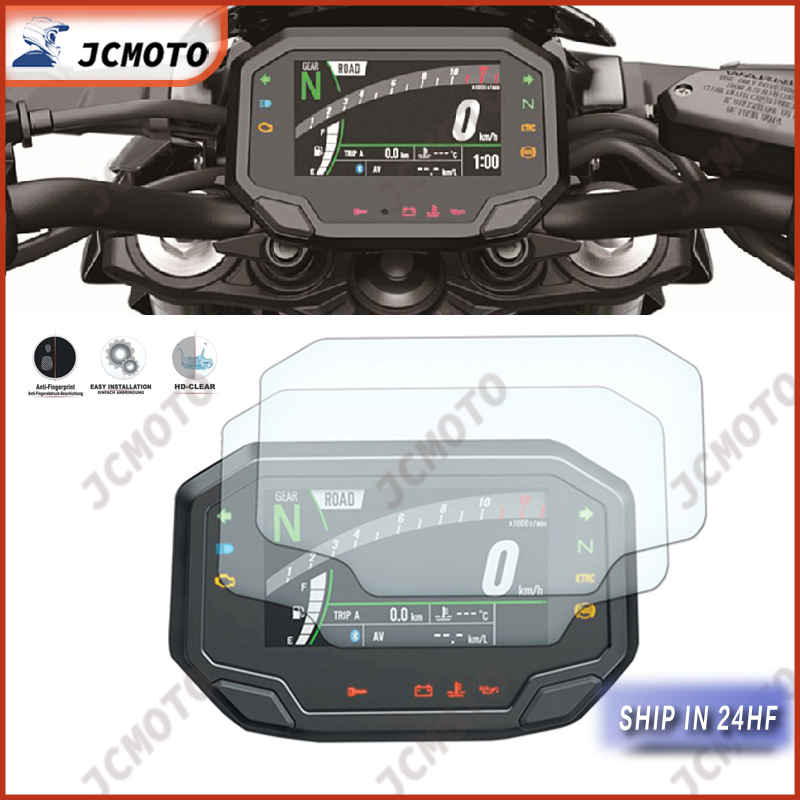INXKED Für Für Z650 Für Z900 Für Z900C 2017-2018 Motorrad Cluster Kratzschutz Film Instrument Tacho Bildschirm Aufkleber