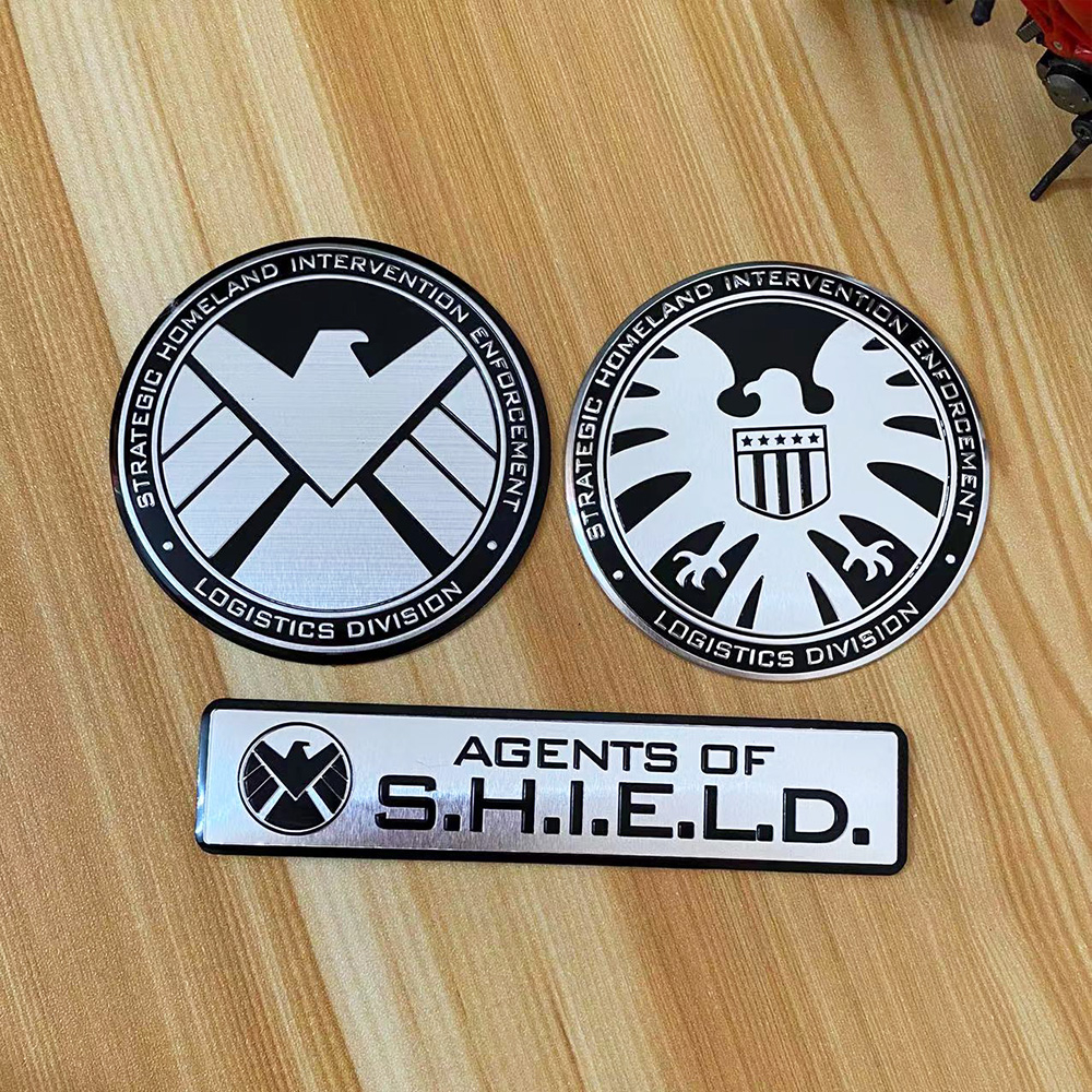 3D Aluminium Alloy Metal Trail Rated Round for AGENTS OF SHIELD Emblem ...