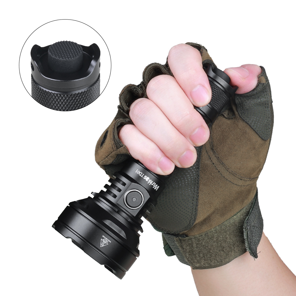 Wurkkos TD01 8 modes 2000LM 1039M Longest Range Side +tail tactical ...