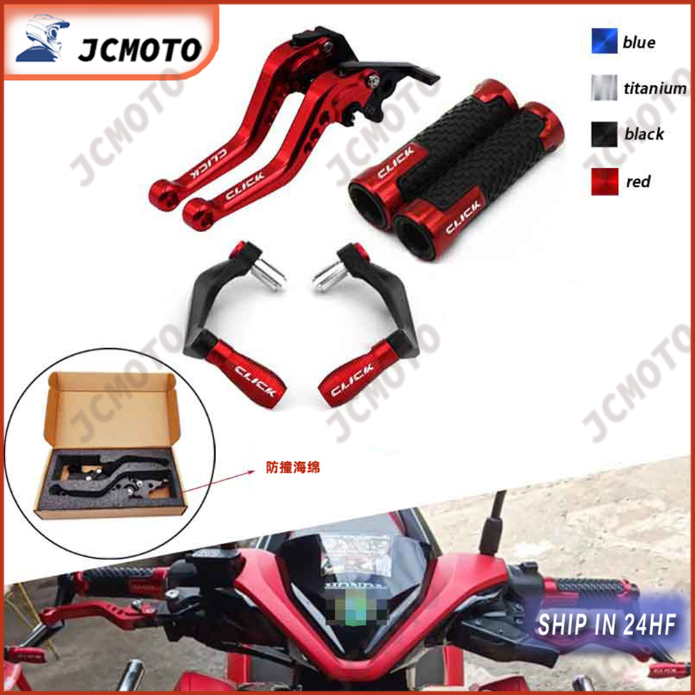 3 In 1 For Honda Click 125i 150i V2 V3 160 Accessories Parts Short Brake Clutch Lever Grip