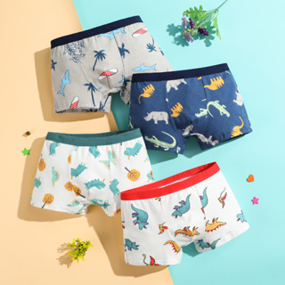 4Pcs/lot Cotton Kids Boys Underwear Boxer Baby Children Panties