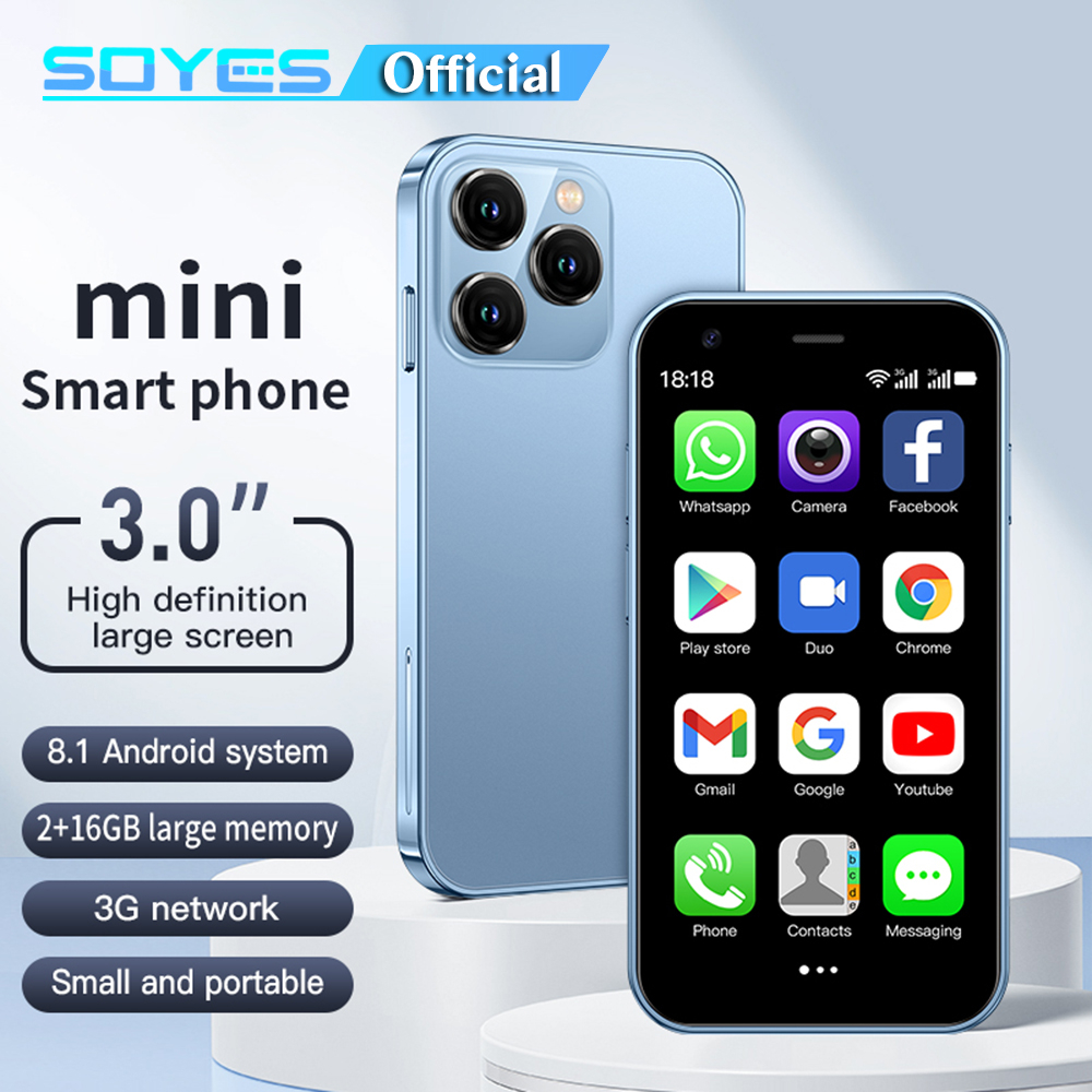 SOYES XS15 Mini Smart Phone 3.0 Inch Display 2GB RAM 16GB ROM Supports
