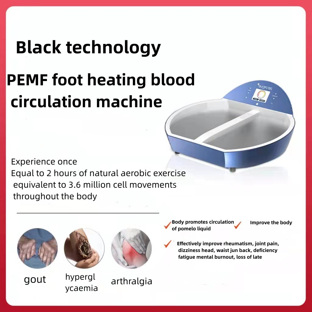Terahertz Home use RF PEMF soothing heating blood circulation vibrator