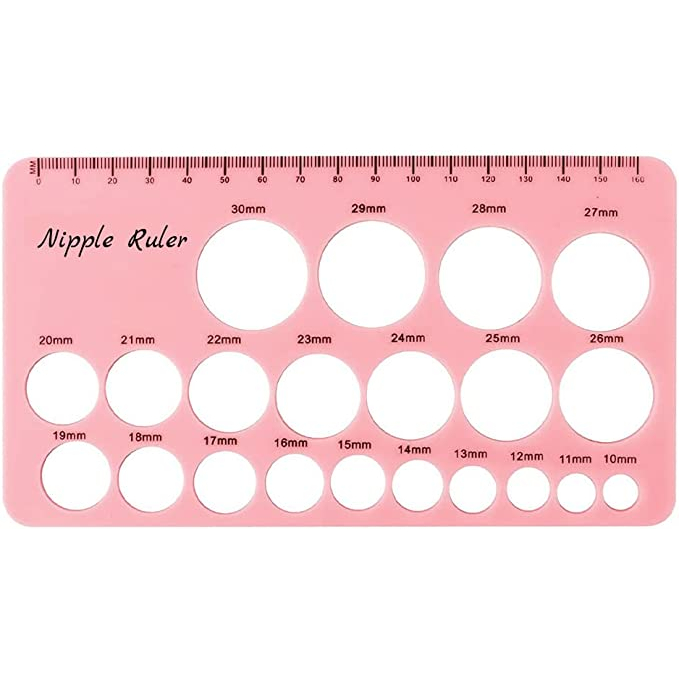 Nipple Ruler Nipple Rulers for Flange Sizing Measurement Tool, Silicone ...