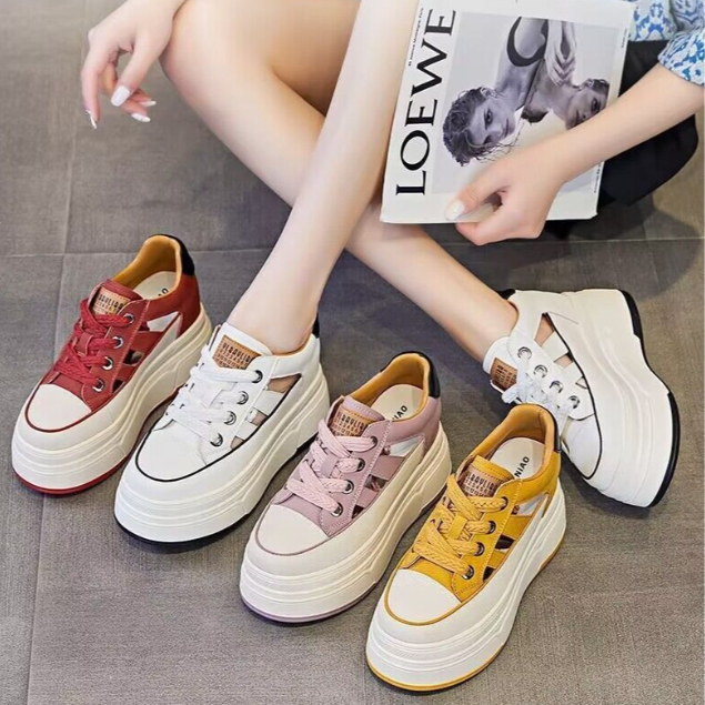 Platform Shoes Increase Height 9cm Sneakers Shopee Malaysia