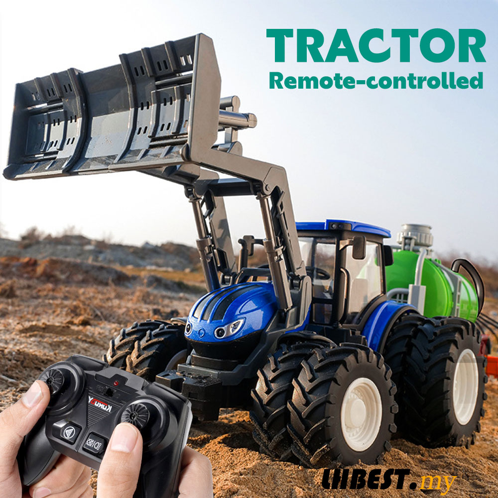 Remote Control Alloy Tractor RC Farm Tractor Truck Farming Machine Car ...