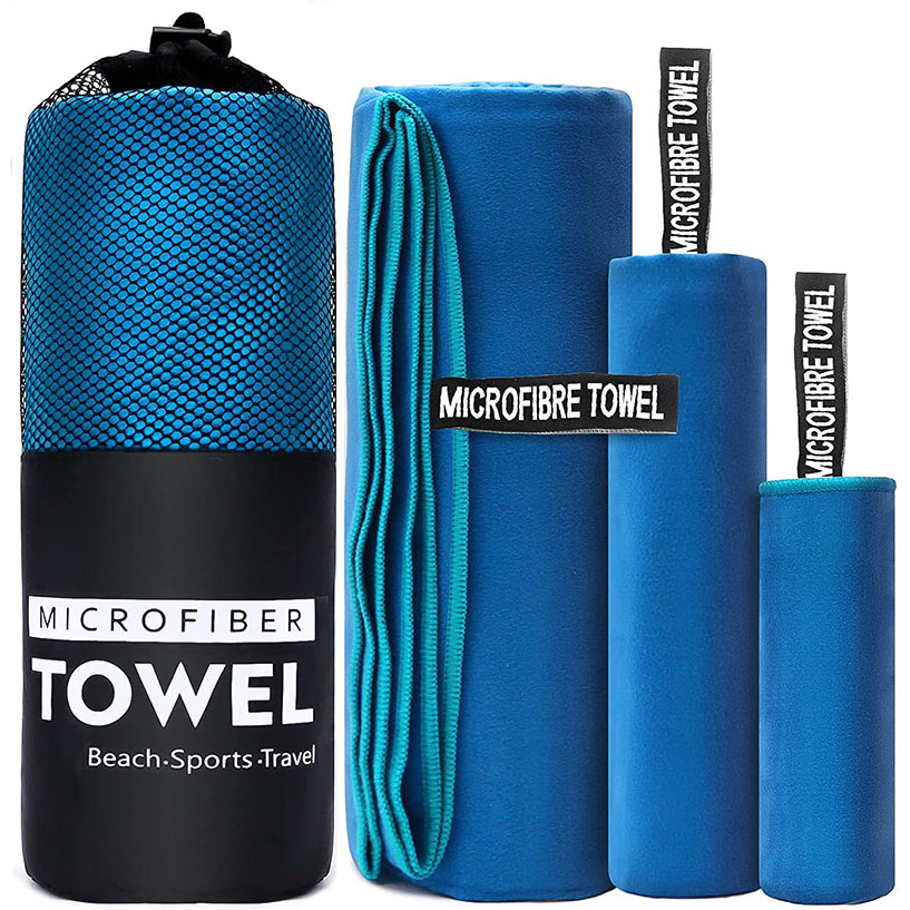 Microfiber Sports Gym Towels Fast Drying Ultra Soft Lightweight Super