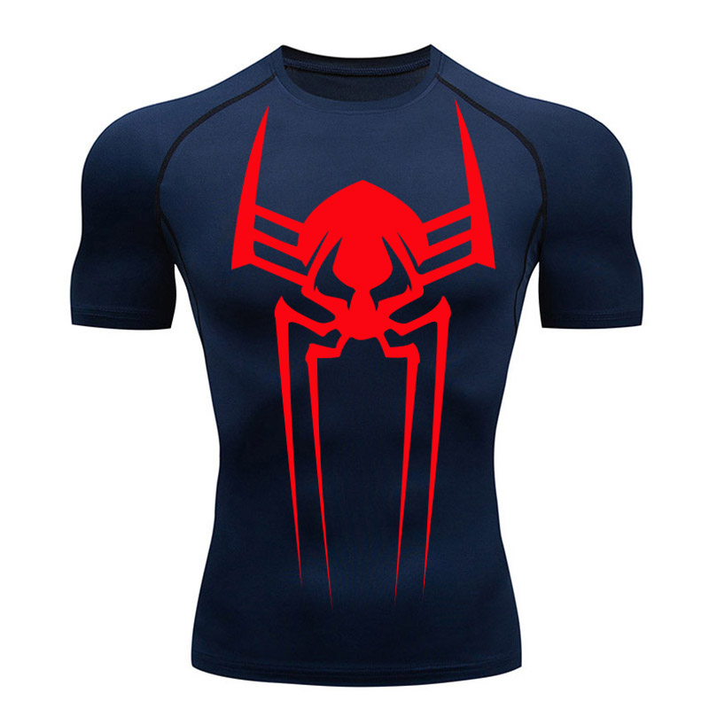 Mens Spiderman Spiderman Gym Shirt Spiderman Gym Fitness
