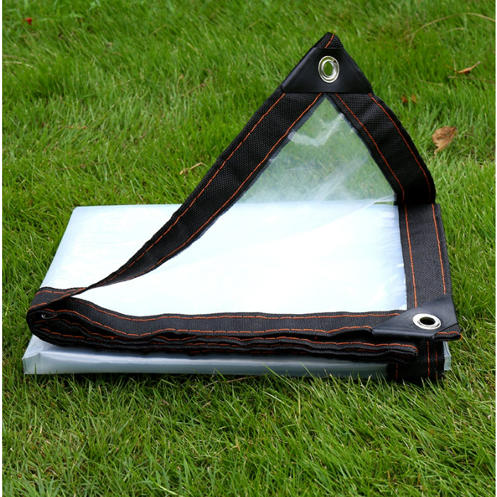 Tarpaulin Canvas Waterproof Plastic Cover Garden Shade Transparent Tarp