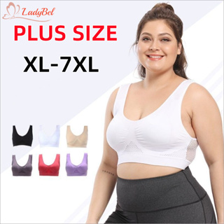  S-5XL Womens Front Closure Sports Bras Shockproof Gym Vest Yoga  Bra Plus Size Lady Back Support Sports Bra Underwear (Color : White, Size :  X-Large) : Clothing, Shoes & Jewelry
