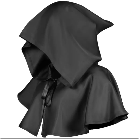 Nightwalker Hat/Role-Playing Shawl Hat/Mystery Character Cover Face Hat ...