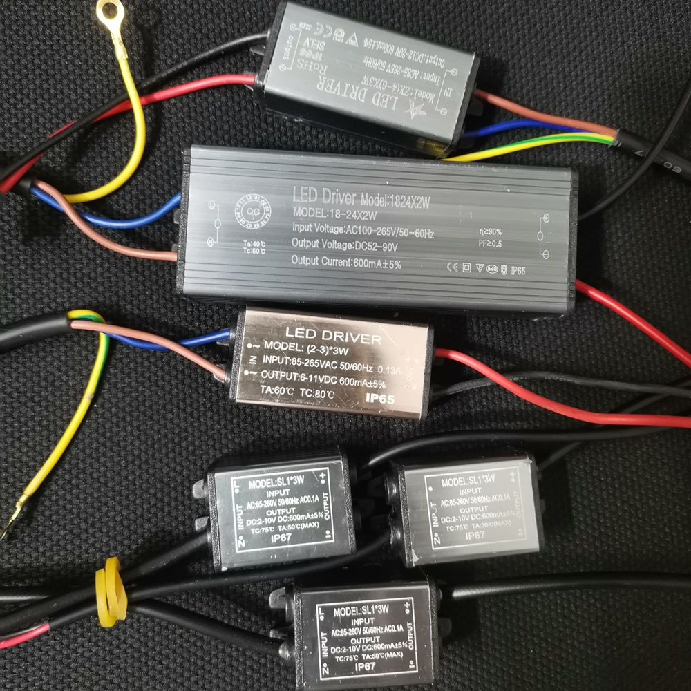Waterproof LED Driver 1 x3W 2-3 x3W 4-6 x3W 8-12 x3W 12-18 x3W 18-24 ...
